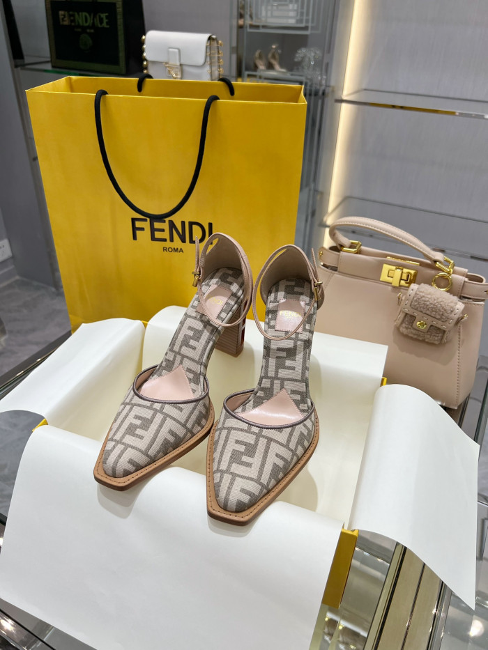 F**di high-heeled sandals