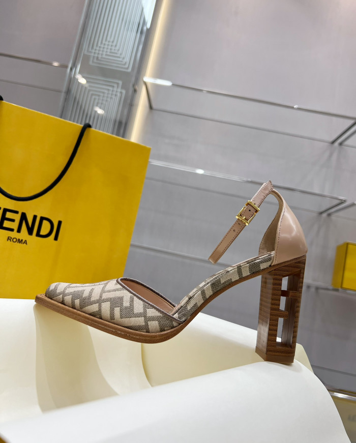 F**di high-heeled sandals