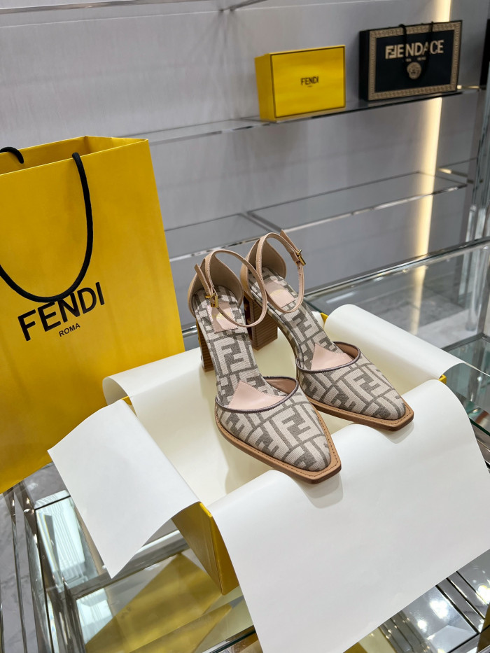 F**di high-heeled sandals