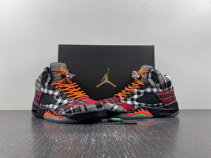 Air Jordan 5 Retro Plaid (GS) - FD4814-008