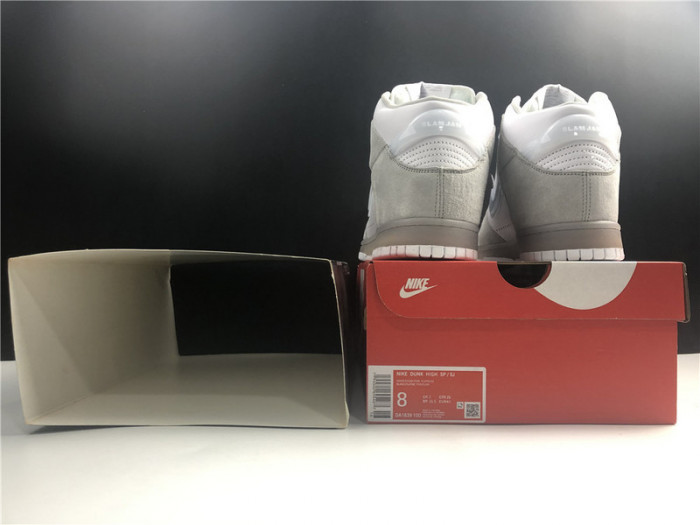 Nike x Slam Jam Dunk High White Platinum DA1639-100