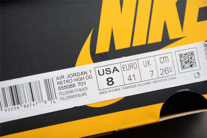 Air Jordan 1 Retro High OG Pollen 555088-701