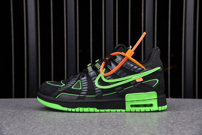 Off-White x Air Rubber Dunk ''Green Strike'' CU6015-001