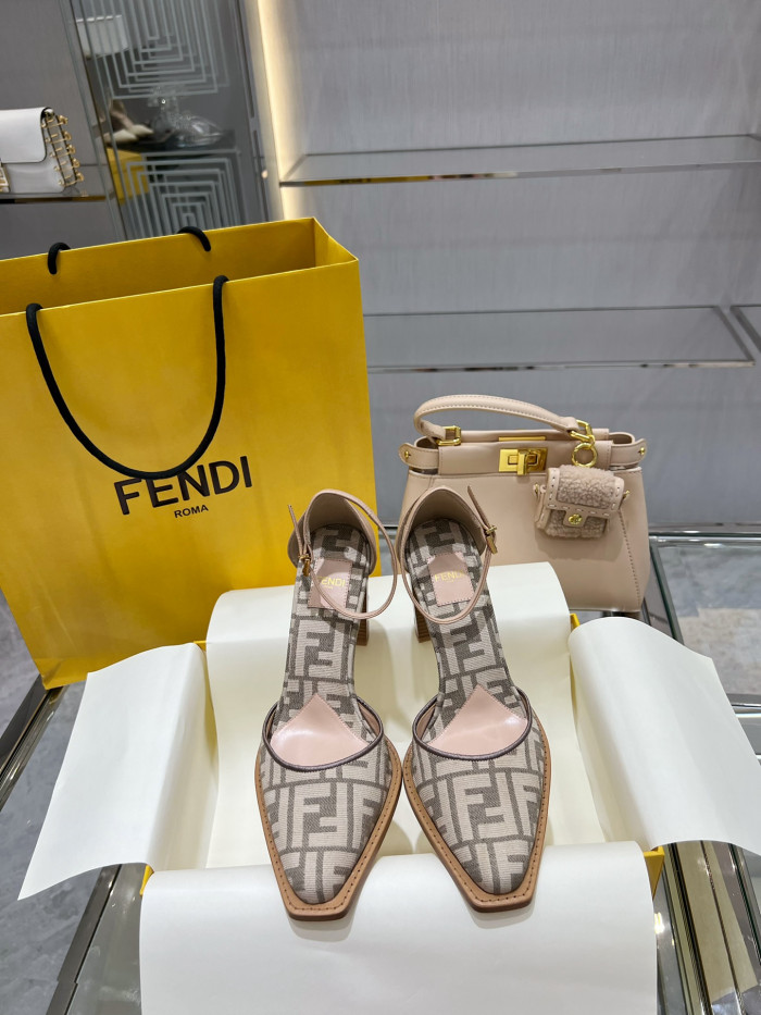 F**di high-heeled sandals