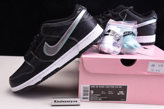 Nike SB Dunk Low Pro OG QS "Black Diamond" - BV1310 001
