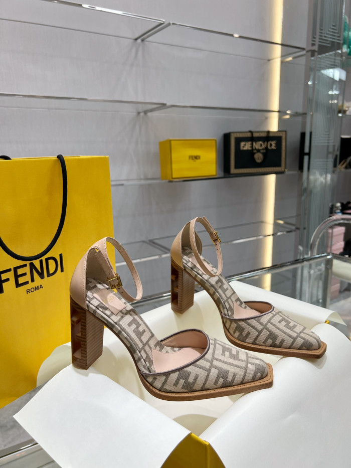 F**di high-heeled sandals