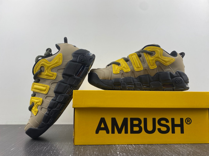 AMBUSH x Nike Air More Uptempo Low "Limestone" FB1299-200