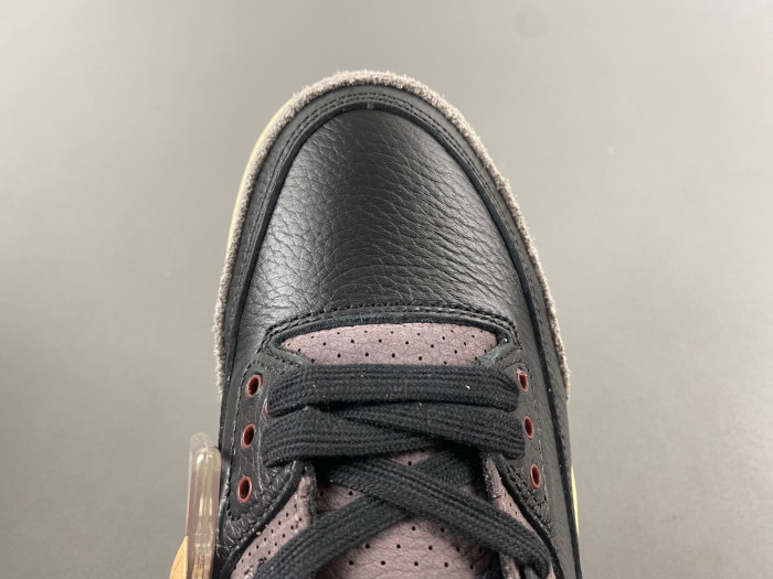 A MA MANIERE X AIR JORDAN 3  "BLACK" FZ4811-001
