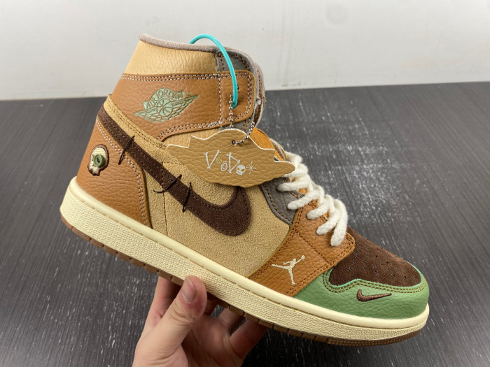Zion Williamson x AJ 1 Retro High OG ”Voodoo“ DZ7292-100