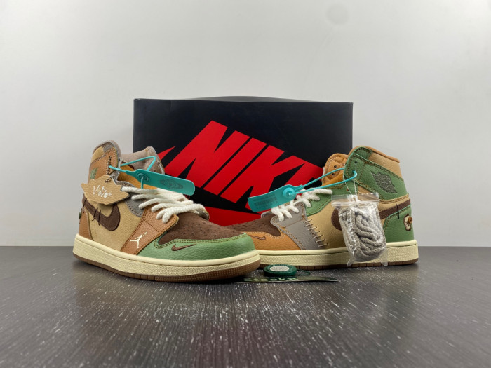Zion Williamson x AJ 1 Retro High OG ”Voodoo“ DZ7292-100